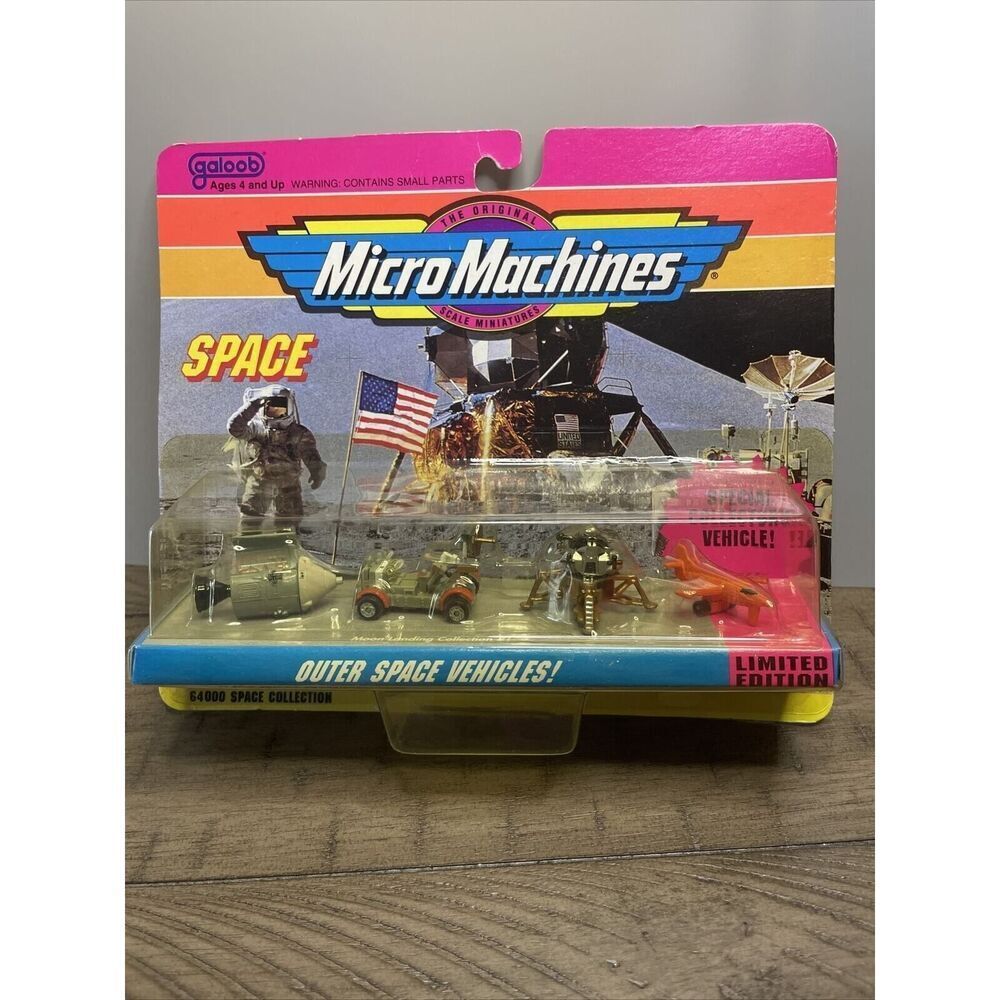 Galoob Sealed Micro Machines Deluxe Outer Space Vehicles Collection #1 New